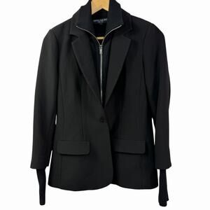 Central Park West Black Dickie Blazer Jacket Size S
